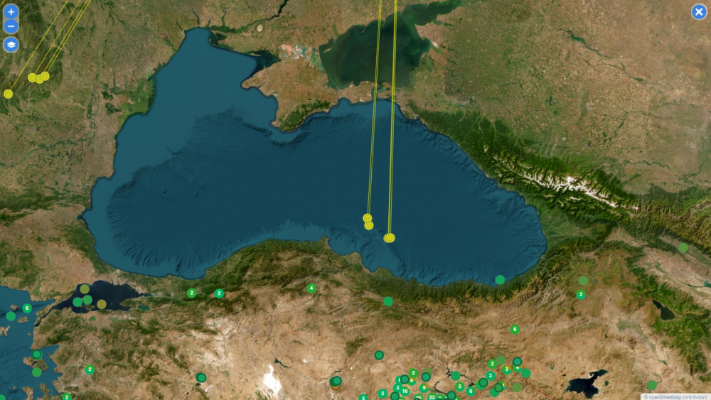Землетрясение магнитудой 4,1 балла произошло в Черном море