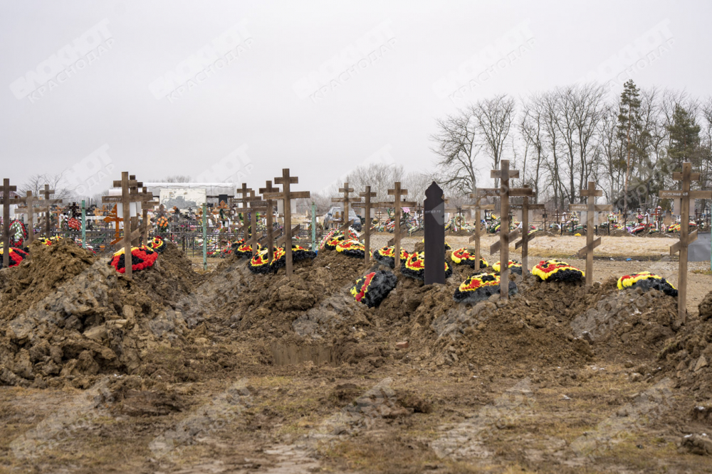 В Краснодарском крае опубликовали имена захороненных на кладбище ЧВК «Вагнер»