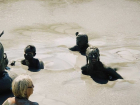 Телеведущая Настя Ивлеева со звездными коллегами приняла грязевые ванны на вулкане Шуго
