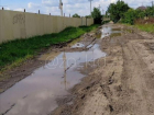В районе Западного обхода Краснодара дорога превратилась в болото