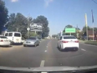 Очередная езда по встречке попала на видео в Краснодаре 