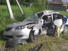  Пьяный водитель без прав врезался в столб в Тихорецком районе 