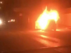 Очередной пожар в Сочи: на этот раз сгорела машина такси