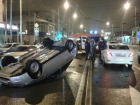 ДТП в Краснодаре: гонщик на «Приоре» перевернул машину на крышу