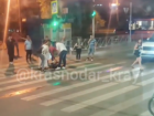 Водитель на BMW сбил пешехода в Краснодаре 