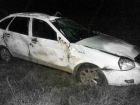 Под Темрюком погиб в перевернувшейся «Приоре» 19-летний водитель