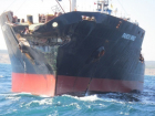 По дороге из Туапсе украинский танкер протаранил судно с пшеницей