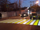 В Краснодаре появились «светящиеся» пешеходные переходы