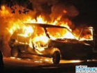 На трассе в районе Новомышастовской из-за аварии загорелся автомобиль
