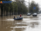 Люди на лодках по пояс в воде: нейросеть показала Краснодар во время «шторма века»