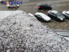 В Краснодаре начался снегопад: фото и видео