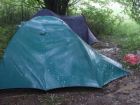 На Кубани палаточный лагерь форума "Регион 93" залило дождем