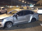 В Сочи машина во время ДТП упала прямо на пассажира