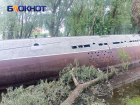 Падение дерева на подводную лодку в Краснодаре власти объяснили подъемом воды 
