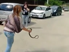 «Суровая сочинская женщина» показала, как нужно вести себя со змеями 
