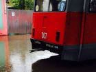В Краснодаре из-за дождя встали троллейбусы и трамваи 