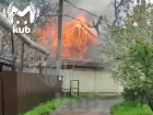 Огонь охватил здание бывшего призывного пункта Октябрьского районного военкомата Краснодара