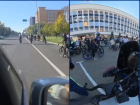 Сотни подростков на велосипедах устроили опасный заезд по Краснодару