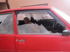 В Краснодаре вандалы расстреляли машину