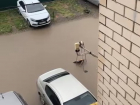 Машины по капот в воде: показываем, как выглядит затопленный ливнями Краснодар