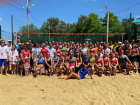 В Рождественском парке Краснодара прошел турнир по пляжному волейболу 
