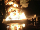 Краснодарские спасатели тушат вспыхнувшую нефтяную скважину «Лукойл»