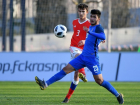  Юношеская сборная России по футболу сыграла вничью с Азербайджаном в Краснодаре 