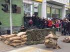 В Краснодаре провели реконструкцию боя по освобождению краевого центра