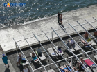 Во время штормового предупреждения моря на Кубани снова прогрелись