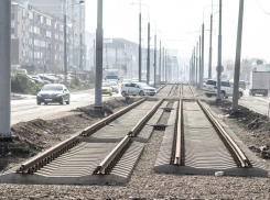 Новая трамвайная линия в Краснодаре готова на 70%