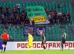 ФК «Краснодар» оштрафовали за баннер про бананы на трибунах