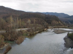 В Белореченском районе на реке Пшиш возможен подъем уровня воды