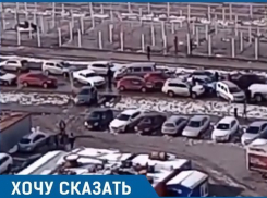  Дорога стоит: Из-за переноса рынка на одну пробку в Краснодаре стало больше 