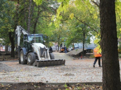  Вишняковский сквер в Краснодаре сделали на половину 