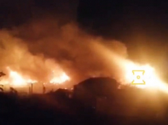 Винзавод «Долина» сгорел в Темрюкском районе Краснодарского края