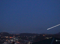 Жители Сочи сообщают об упавших метеорах и НЛО в окрестностях города