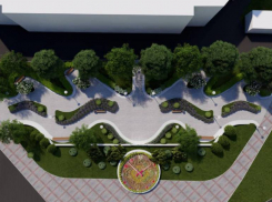 В Краснодаре началось благоустройство территории у Цветочных часов