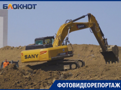 В Краснодаре сняли на видео стройку «Парка Облаков» в парке Галицкого