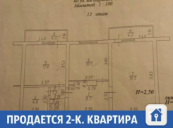 Двухкомнатная квартира от собственника продается в Краснодаре