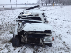 ВАЗ оказался бессилен против дорожного знака под Армавиром