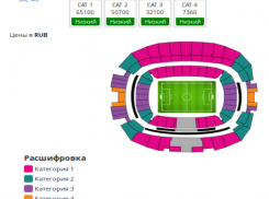 На матч ЧМ-2018 в Сочи самый дешевый билет стоит 7360 рублей 