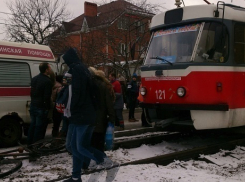 Трамвай в Краснодаре сбил велосипедиста 