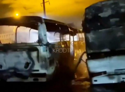 Появились подробности о массовом поджоге автобусов на Кубани 