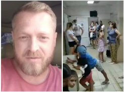 «Хочешь поймать «ковид» - иди в больницу», - журналист снял очереди в поликлинике Краснодара