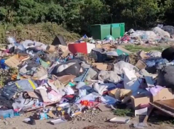 В Краснодаре угол улиц Баррикадной и Бархатной превратился в свалку мусора