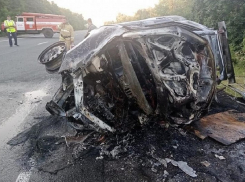 Двое погибших и трое раненых: неудачный обгон на Кубани закончился пожаром