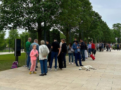 «Со всего мира хотят попасть»: краснодарцы с утра выстроились в очередь у входа в Японский сад