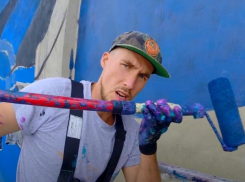 Краснодарский художник создает крупнейший мурал в Бельгии