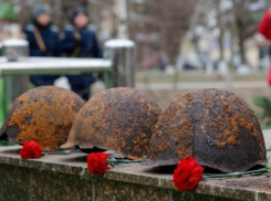 В станице Старокорсунской Краснодара перезахоронили останки солдат Великой Отечественной войны