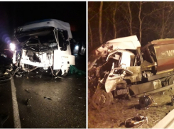 Две фуры устроили серьезное ДТП под Горячим Ключом 